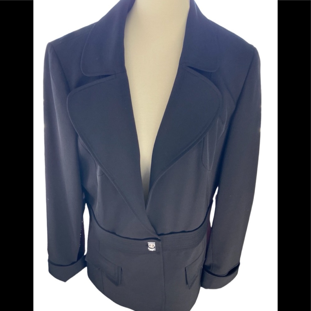 Etcetera designer black blazer size 14-16